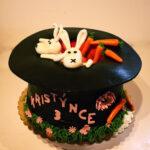 Modelovaný dort králici